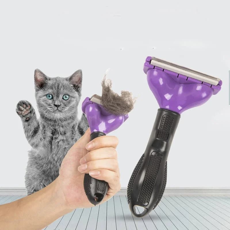 Spazzola per toelettatura animali domestici per cani e gatti - Strumento per la pulizia del massaggio del pettine per la rimozione dei peli del gatto