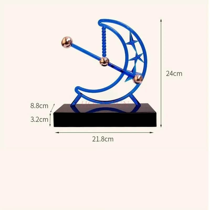 Nuova macchina fisica per il movimento perpetuo ornamenti creativi doppio pendolo TV parete pendolo cootico giocattoli artigianato tecnologico nero