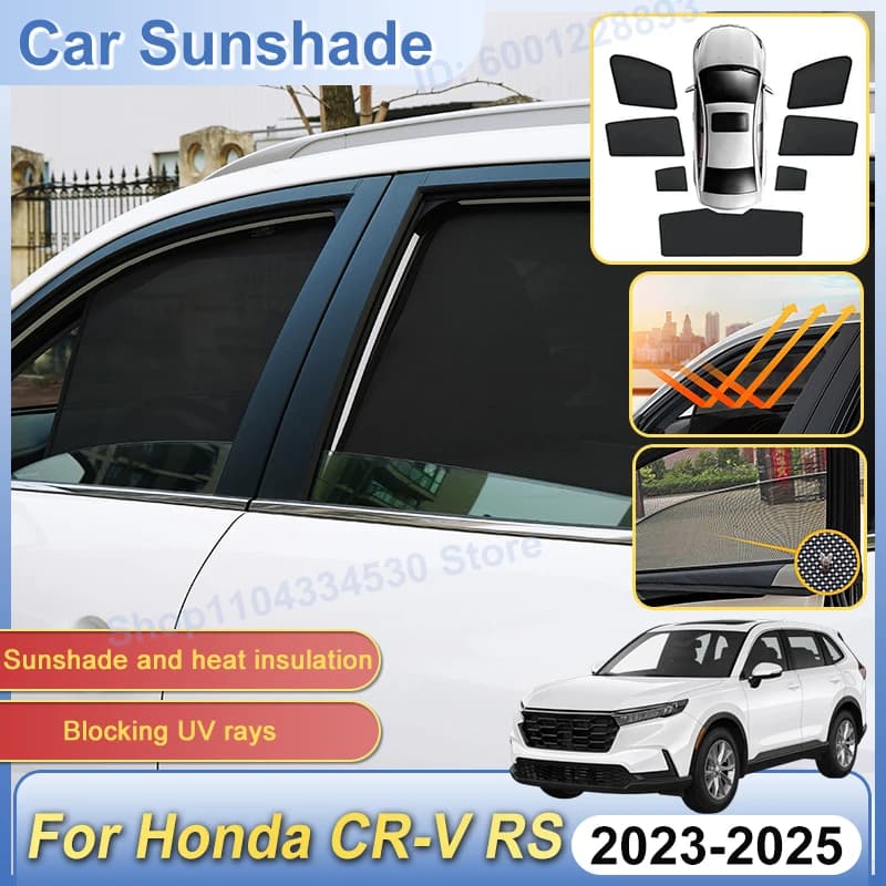 Parasole a Rete per Auto Honda CR-V 2025 Accessorio RS 6a Generazione 2023 2024, Protezione Solare Magnetica per Finestrino e Parabrezza, Visiera Parasole, Ricambio Auto