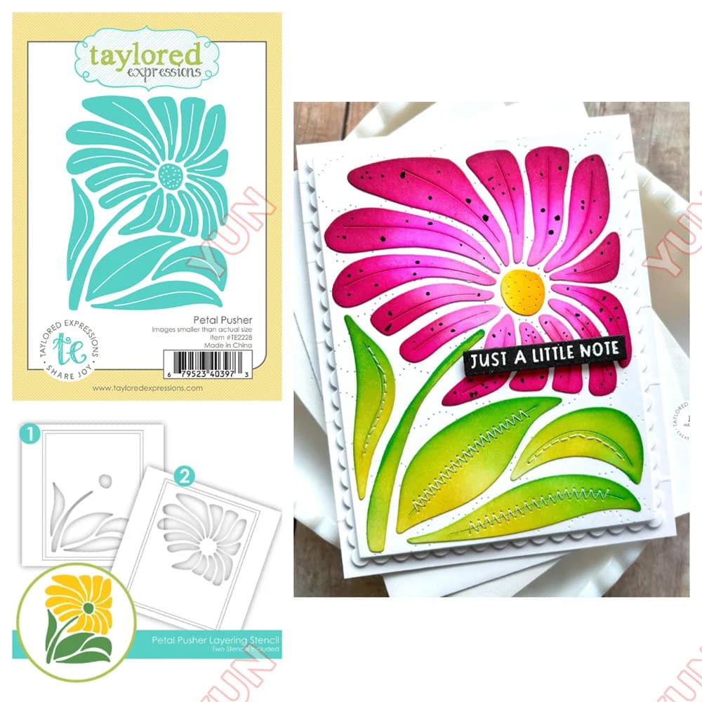 2025 New Dies Stamps Petal Pusher Die Set Metal Cutting Dies Stencils DIY Handmade Scrapbooking Cards Gift Make Home Gift Molds