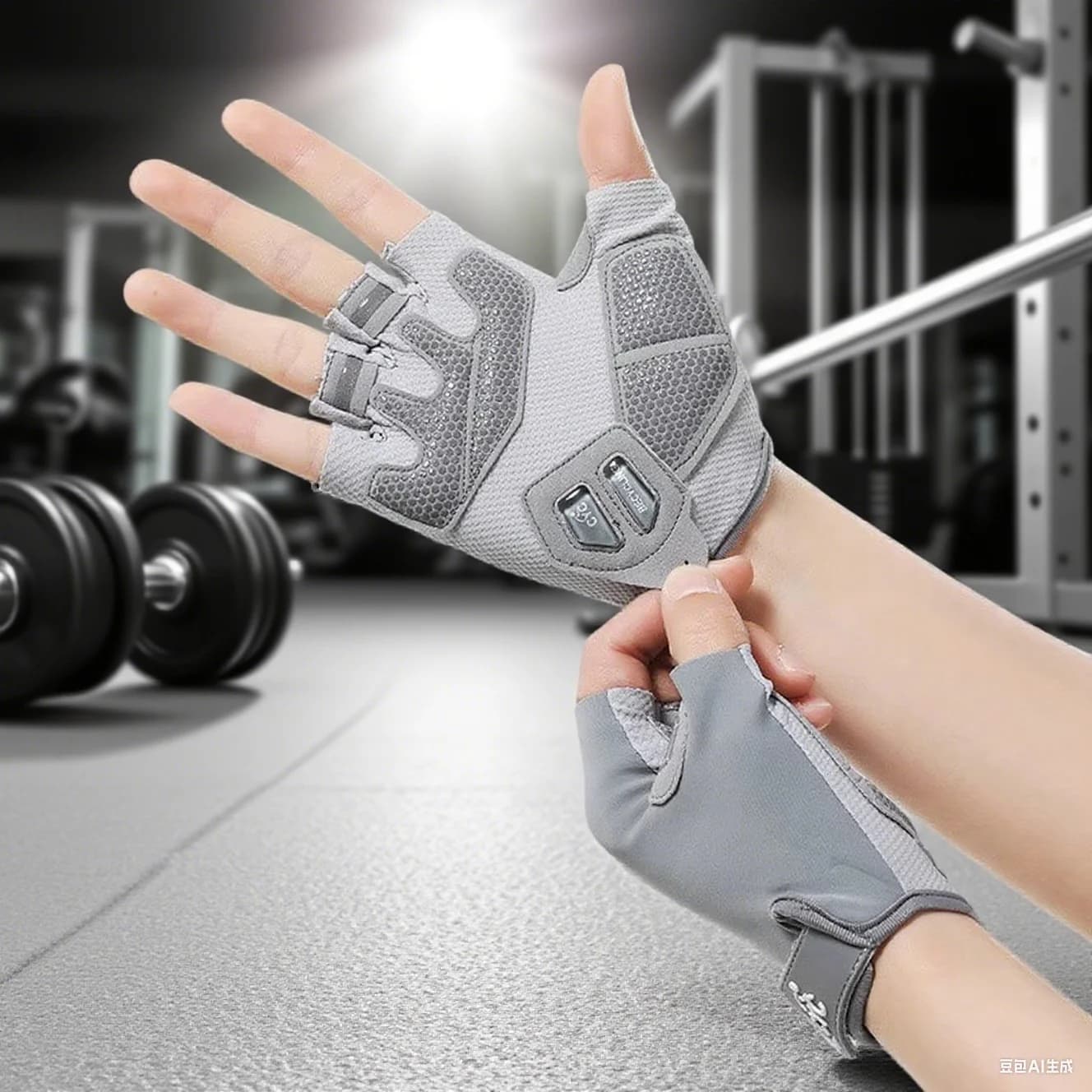 Guanti mezze dita fitness sportivi traspiranti antiscivolo e anti Bozzolo primaverili ed estivi per uomo e donna Guanti da treno