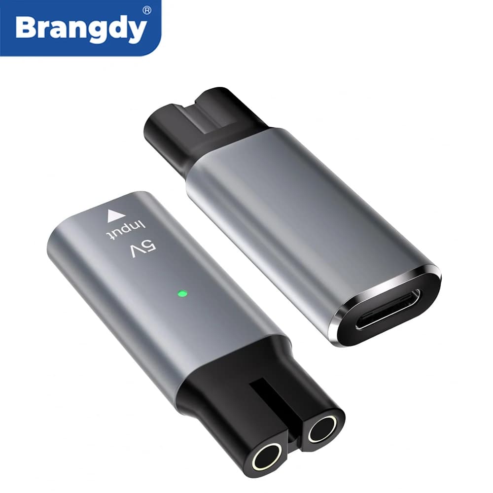 Brangdy 5V Type-C Converter for Philips OneBlade QP2724 QP2834 QP1424 QP1924 QP4631 Barba Trimmer
