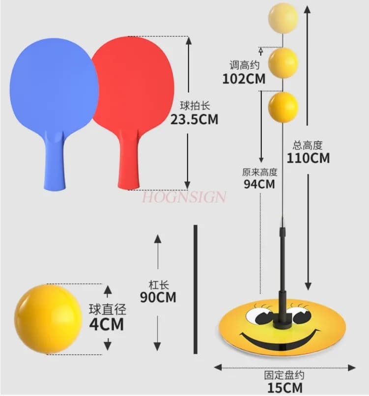 Allenatore di ping pong giocattolo per bambini Giochi interattivi con palline genitore-figlio per ragazzi e ragazze di età compresa tra 2-3-6-8 anni puzzle