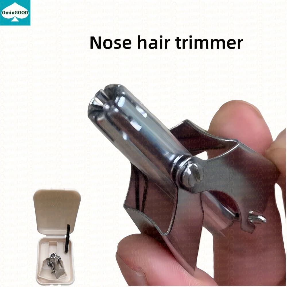 Washable Portable Ear Hair Trimmer Cleaning Without Rusting Painless Nose Hair Trimming Men'S Portable Electric Shaver Low Noise