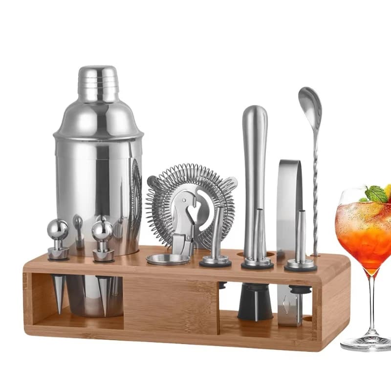 Wine set Bulk wholesale Stainless steel Cocktail shaker set Bartender set