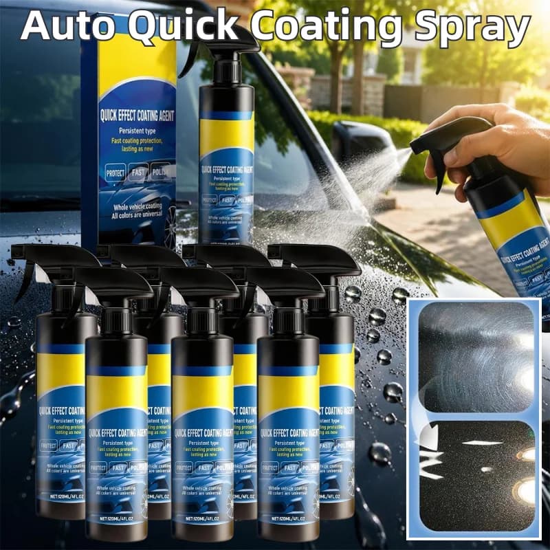1/2/3/5pcs Fast Acting Auto Coating Spray Gloss Shine Water Repellent Car Paint Scratch Remover Polishing Protection Agent