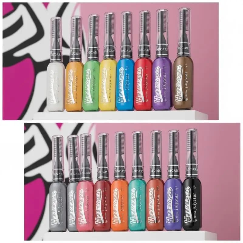 Mascara per capelli usa e getta 1 pezzo, tinta temporanea vibrante per ragazze, per serate fuori, feste, regali