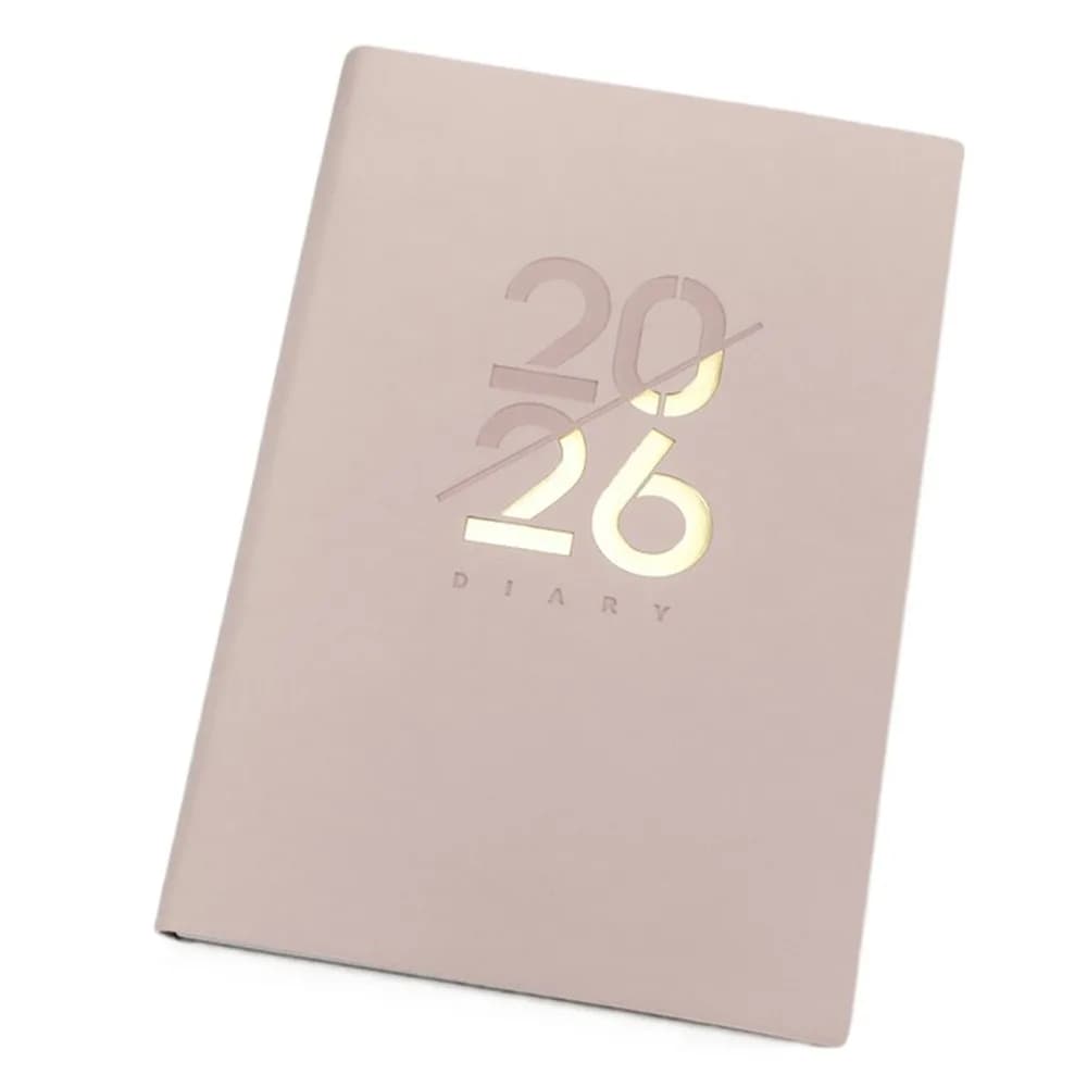 Agenda Planner 2026 in Inglese, Blocco Note 12 Mesi Resistente all'Usura, Formato A5, Quaderno per Pianificazione, Carta Spessa, Diario Semplice, Blocco per Scrittura