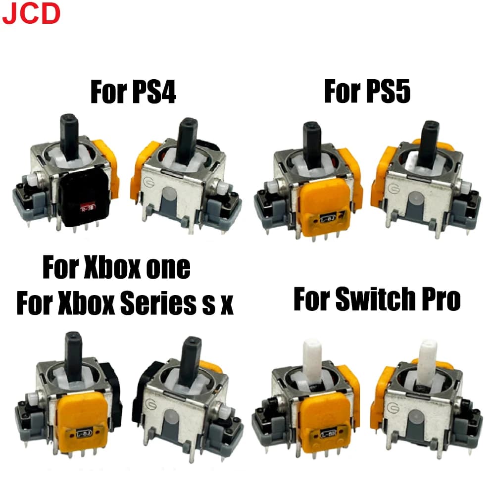 JCD 1pcs For PS4 PS5 Xbox One Series S X Switch Pro Joystick For Hall Electromagnetic10 Million Life Game Console Handle Rocker