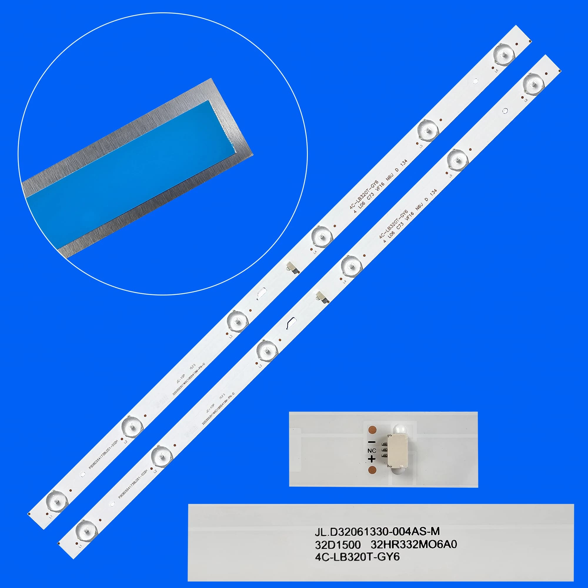 1/5/10/20 Kit striscia di retroilluminazione a LED per Thomson 32HC3101 32hb3103 32HB3104 32HB3105 32HC3106 T32D19DHS-01B PB08D554173BL051-003H