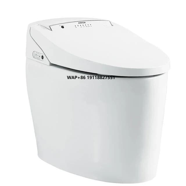 WC Intelligente Elettrico ARROW con Sedile Riscaldato, Ugello Spray Autopulente e Base Allungata Inclusa