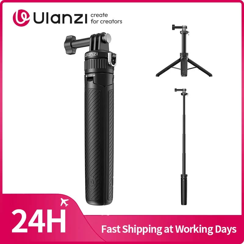  Ulanzi MT92 Action Camera Selfie Stick Treppiede per selfie stick 2 in 1 per DJI per Gopro per fotografia all'aperto Vlog Video