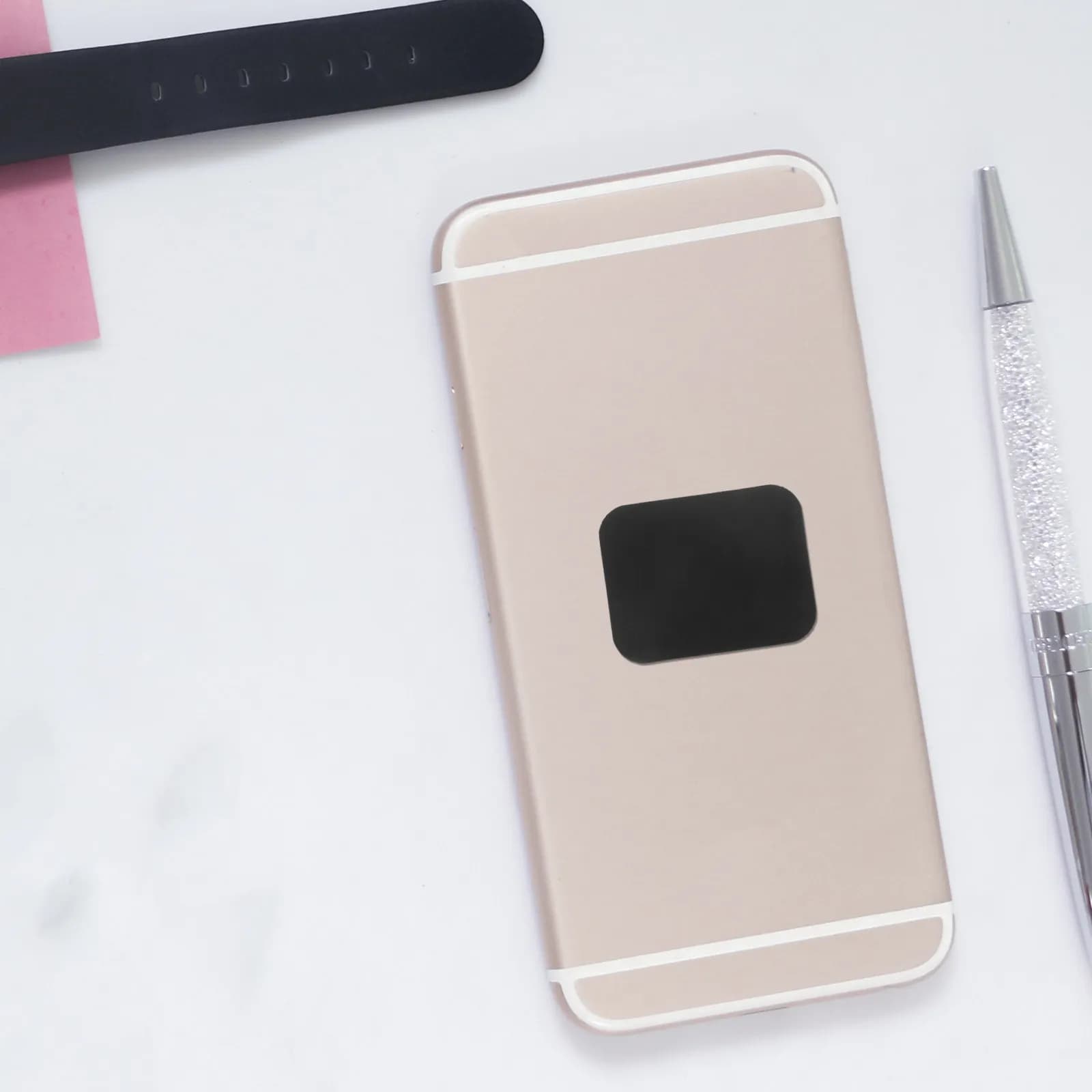 5 pezzi di piastre metalliche magnetiche per supporti auto per telefono, piastre adesive in ferro ultrasottili per accessori di montaggio per cellulari