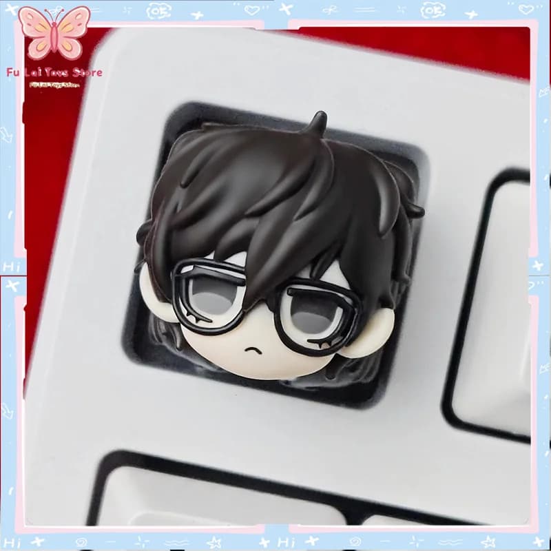 Keycap in Resina Personalizzato di Ren Amamiya, Makoto Yuki da Persona 5 e Persona 3, Tasto ESC per Tastiera Meccanica Anime, Regalo Singolo Disponibile