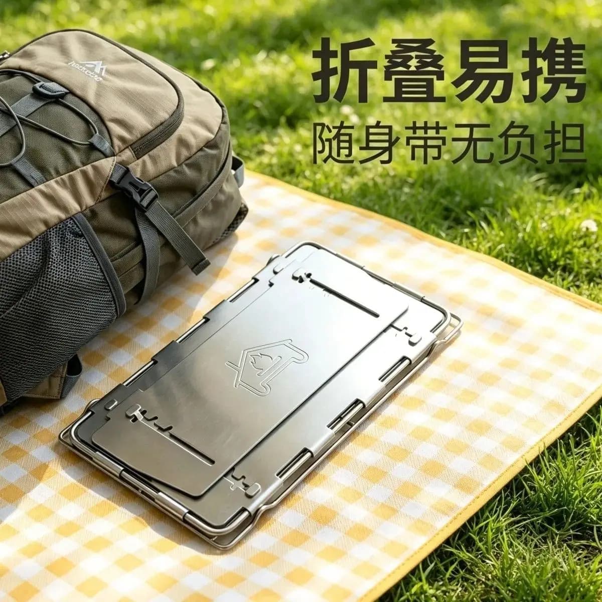 Foldable Stainless Steel Outdoor Stove Windscreen Portable Lightweight Camping Stove Wind Shield For Hiking Backpacking Picnic