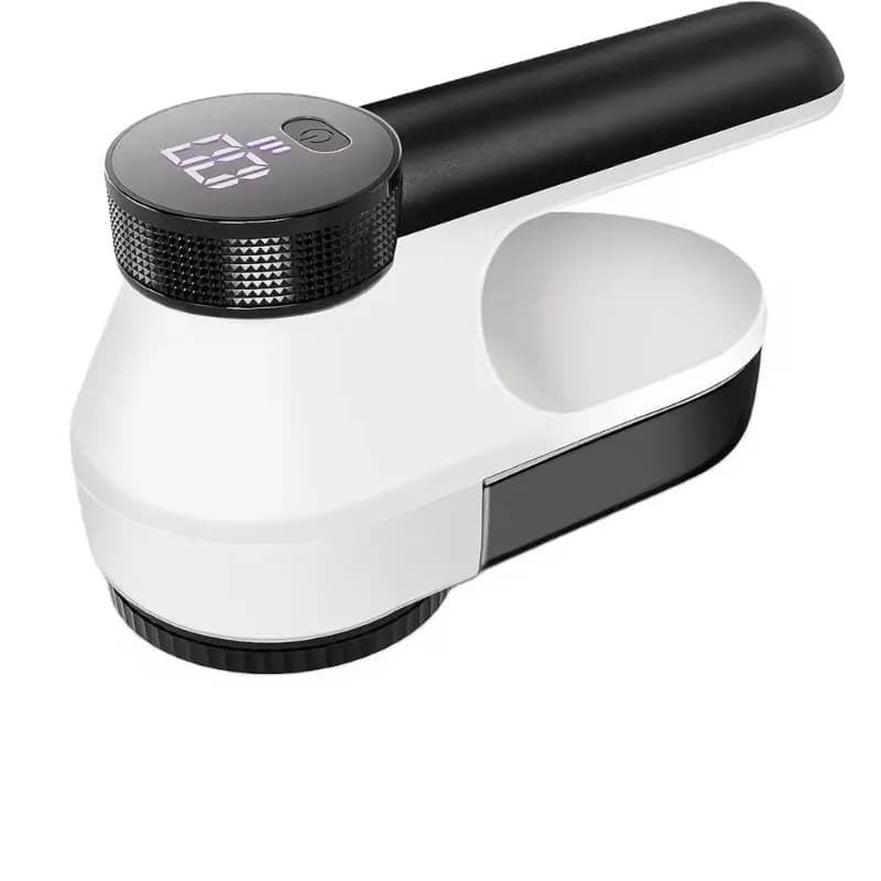 Tagliacapelli Ricaricabile per Tessuti, Levapelucchi Elettrico con Lama Sostituibile e Display LED, Rimuovi Pelucchi per Vestiti, USB, Auto, Esterni
