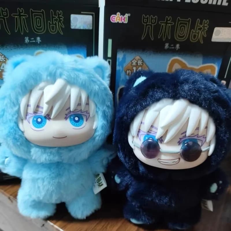 Nuova Autentica Serie Jujutsu Kaisen 2 con Orecchie da Gatto, Mystery Box Peluche, Blind Box, Statuetta Anime, Decorazione per la Camera, Collezione, Regalo di Compleanno