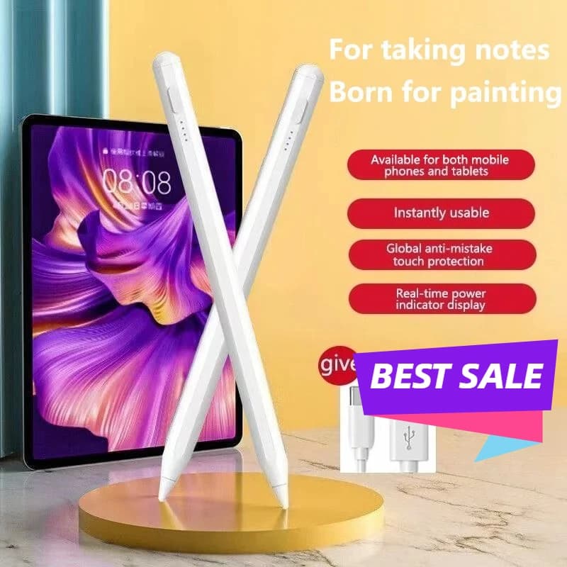 Penna Stilo Capacitiva Universale per Telefoni e Tablet iOS Android, Penna Touch Screen Multicolore per Disegno e Scrittura