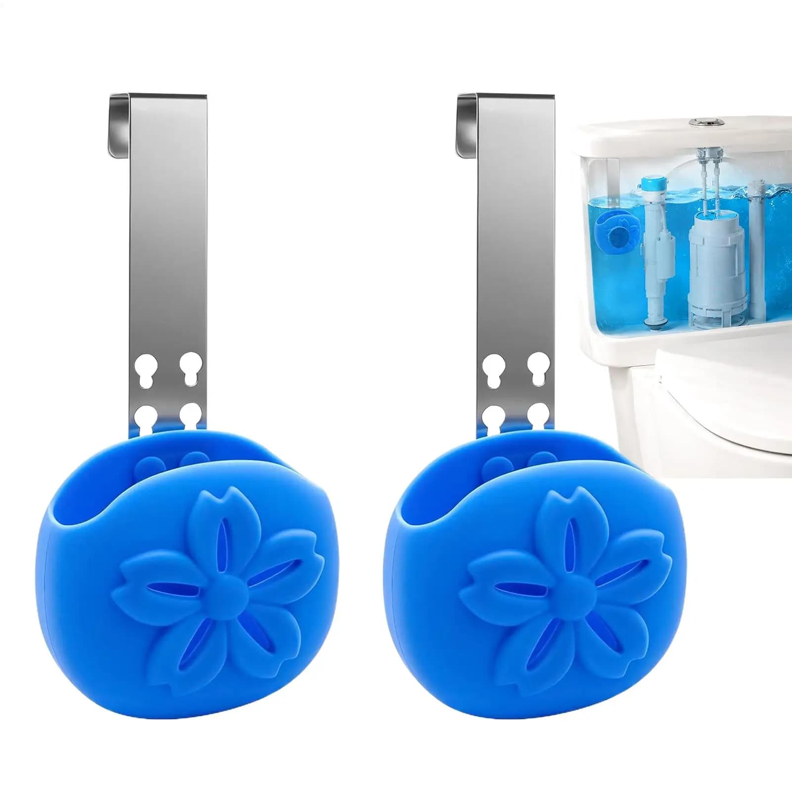 Toilet Tank Cleaning Tablet Holder Hanging Toilets Bowl Cleaner Carrier for Preventing Dissolved Residue From Pollutin Holder