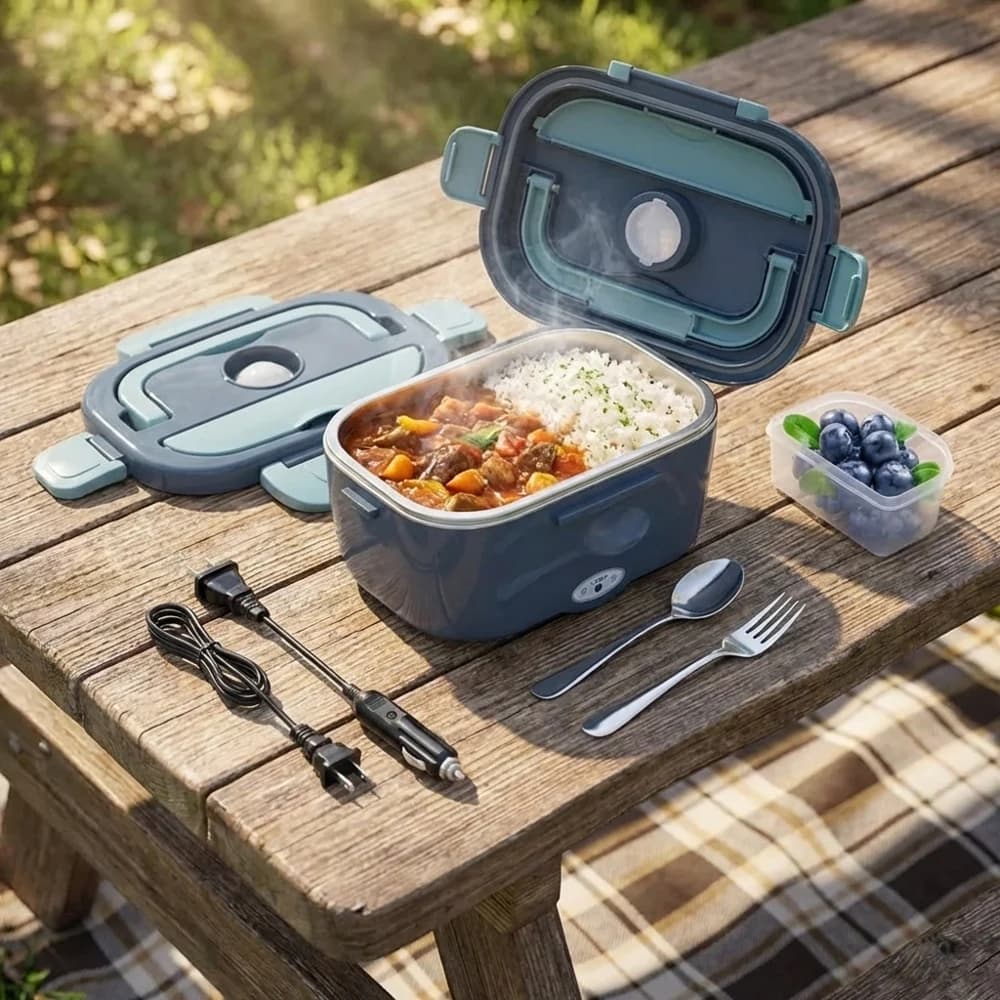 1.5L 60W Portable Electric Vipers, Anti-Double Use Thermal Container, Home, Trucks, Picnic, Office