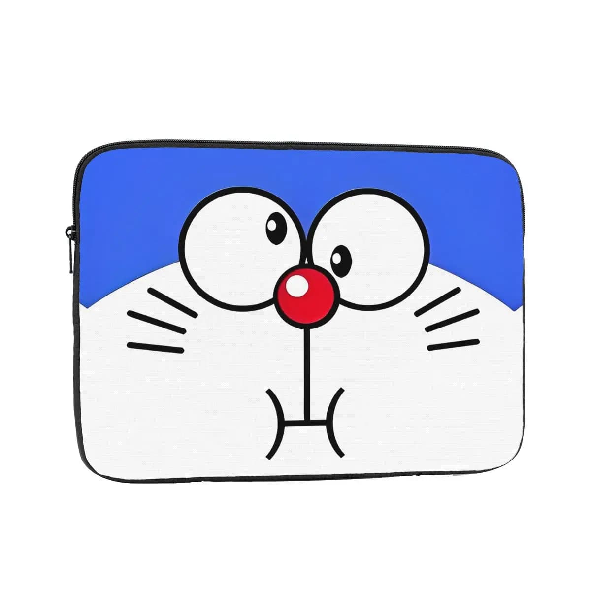 Custodia Protettiva per Laptop 12 13 15 17 Pollici, Borsa per Notebook per Macbook Air Pro Kawaii Custodia antiurto per computer Doraemon
