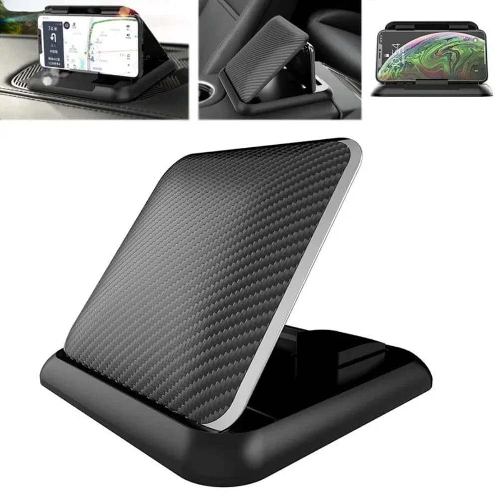 Universal Phone Holder Car Dashboard Mount Phone Stand for Car Anti-Slip Silicone Suction Pad Adjustable Smartphone GPS Bracket