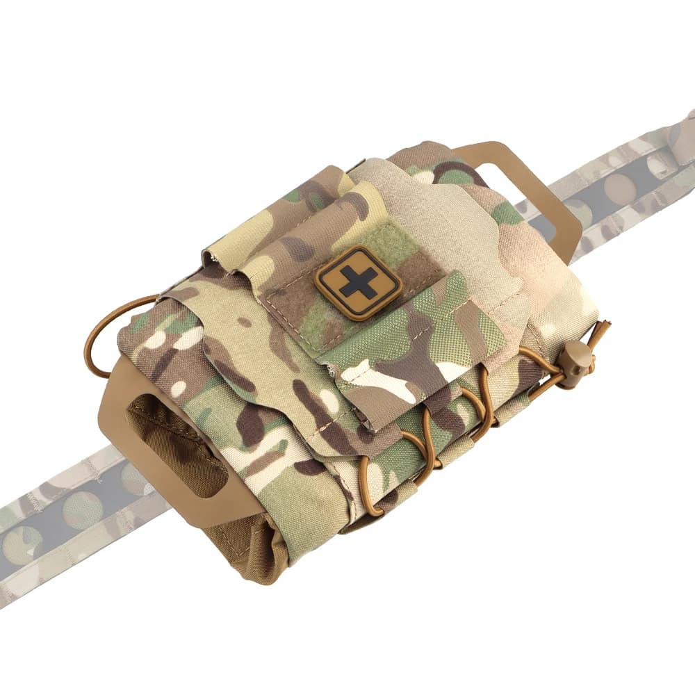 Sistema Molle Kit di pronto soccorso tattico a distribuzione rapida Accessorio da caccia Borsa per attrezzi di sopravvivenza all'aperto Kit medico da campeggio