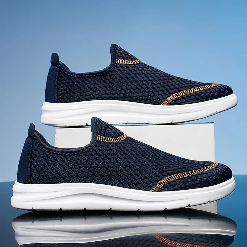 Hot Sale Summer Men's Loafers Comfortable Breathable Mesh Casual Shoes For Men Flat Shoes Outdoor Lightweight Slip-on Shoes Man