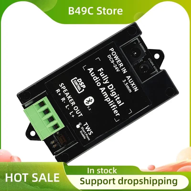 B49C 3X Scheda amplificatore audio Bluetooth Convertitore scheda amplificatore audio digitale-analogico per altoparlante da soffitto di sfondo