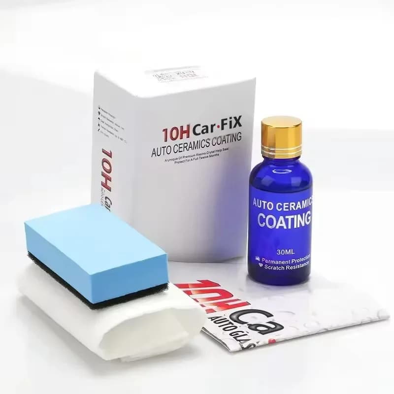Cera Lucidante per Rivestimento Ceramico 10H Super Idrofobico, Cura della Vernice, Durata, Anti-Corrosione, Rivestimento Liquido in Vetro Cristallino per Auto