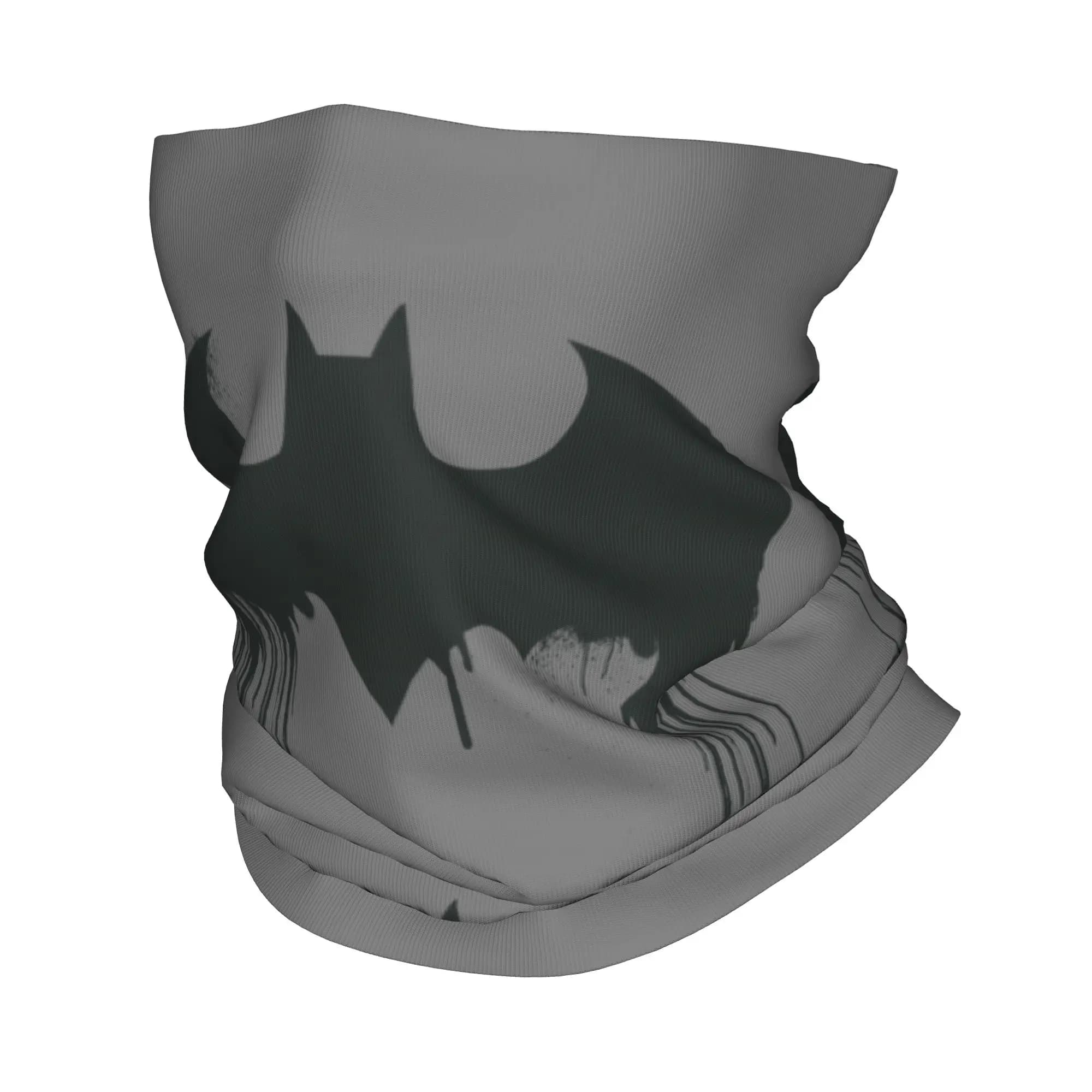 Bandana con Logo Batman, Sciarpa Multifunzione Stampata, Maschera Calda per il Viso, Traspirante, Unisex per Adulti, Ideale per la Pesca