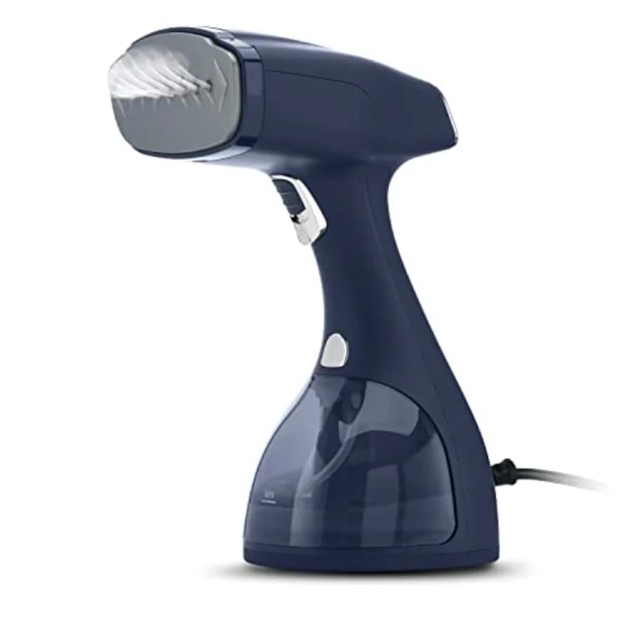 Vaporizzatore per Vestiti LX15003 Portatile, Stiratore a Vapore per Tessuti e Indumenti con Rimuovi Pelucchi e Funzione Anti-Piega