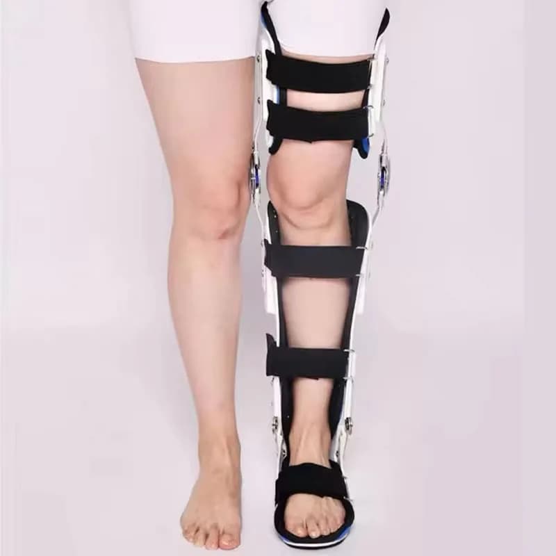 Supporto ortopedico per l'articolazione del ginocchio Sollievo dal dolore articolare Ginocchiere regolabili Gamba Tutore per caviglia Protezione Ortesi ossea Legamento