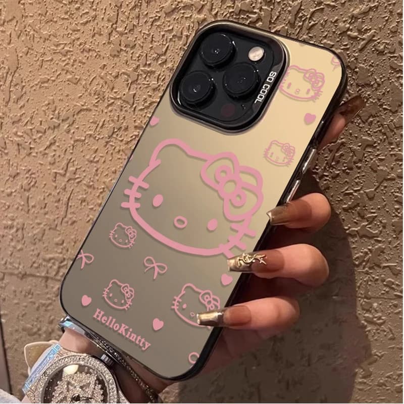 Hello Kitty Case with Artistic Lines for Xiaomi Redmi Note 14 13 12 11 10 9 8 Pro Plus 14S 12S 11S 9S Redmi 14C 14R 13C 12C 11A