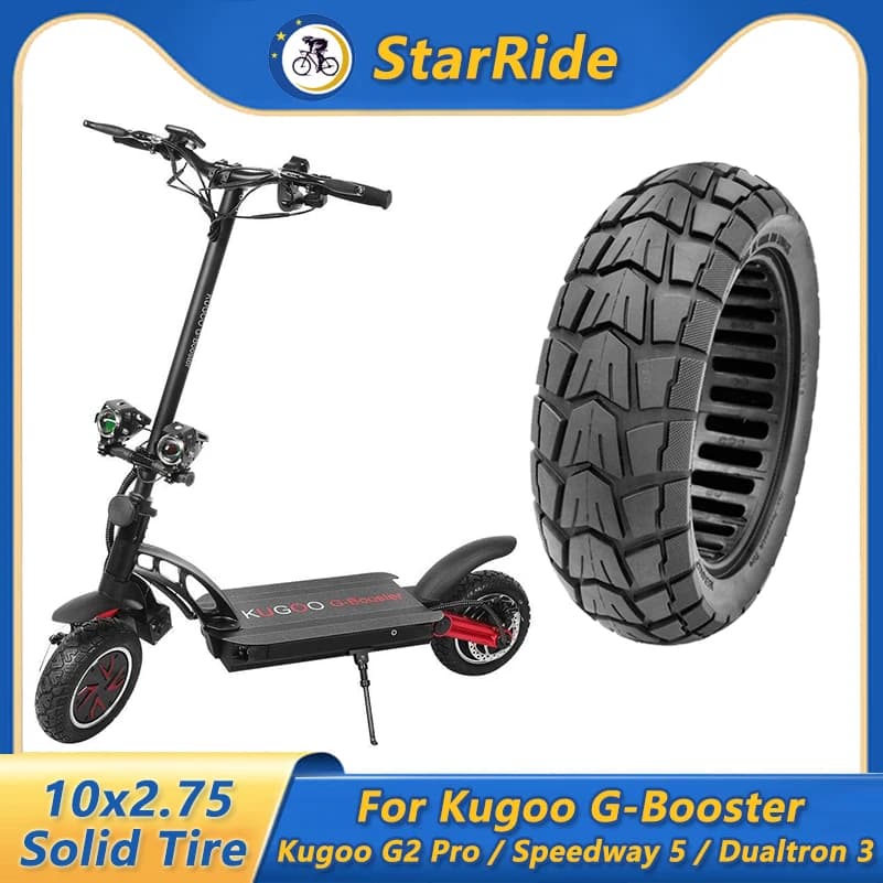 Pneumatico solido da 10 pollici 10x2.75 85/65-6.5 adatto per Kugoo G-Booster G2 Pro Speedway 5 Dualtron 3 scooter elettrico accessori parte