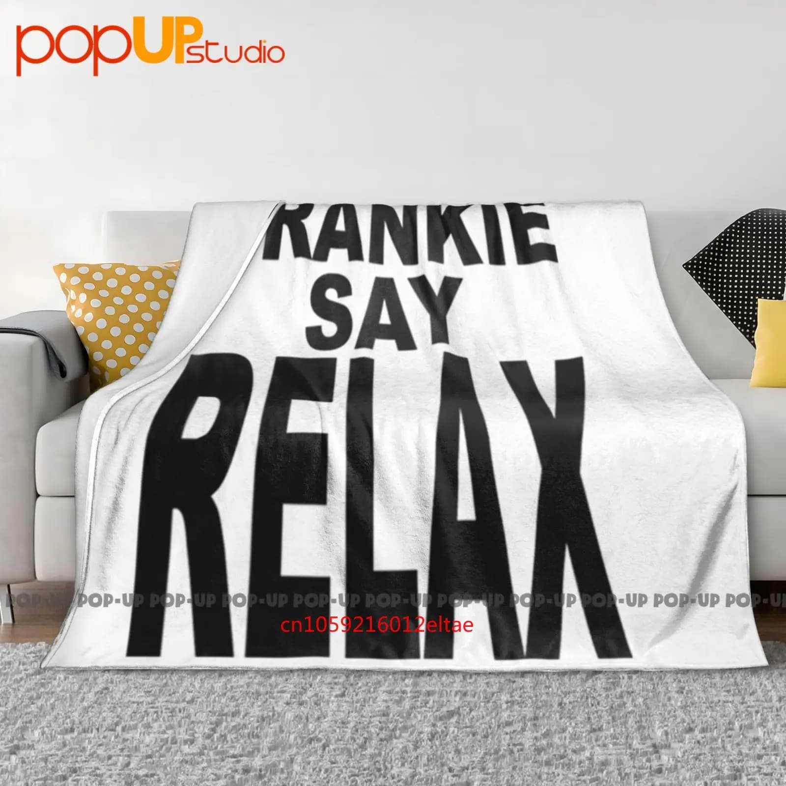 Friends Tv Series Frankie Say Relax Coperta ultra morbida trapunta copridivano invernale copriletto