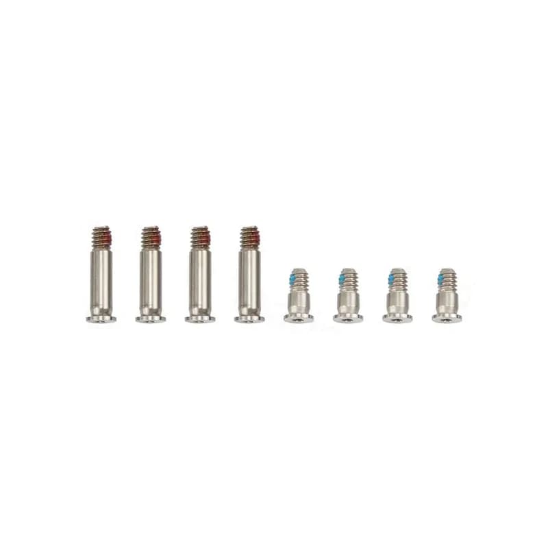 8PCS/set A2442 A2485 Laptop Bottom Case Cover Screw Screws Set Silver For Macbook Pro 14" 16" A2442 Replacement