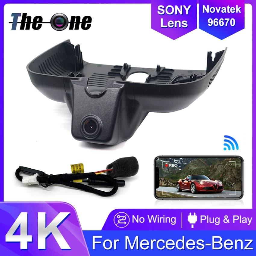 Nuovo! Dashcam 4K per Mercedes-Benz GLB 200 220 x247 EQB 260 2024-2026, Telecamera DVR per Auto Stile OEM con Visione Notturna, Facile da Installare