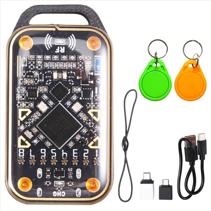 B24B Aggiornamento Chameleon Ultra Smart Card Emulatore + UID/CUID Portachiavi RFID Smart Chip Reader 125K 13.56M Card NFC Duplicatore