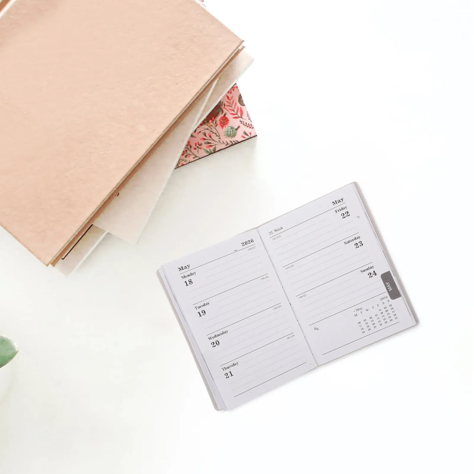Agenda Settimanale Compatta A7 Mini 2026, Taccuino Tascabile Leggero per Lavoro, Studio, Uso Personale, Pianificazione Giornaliera, Diario, Appunti, Piccolo