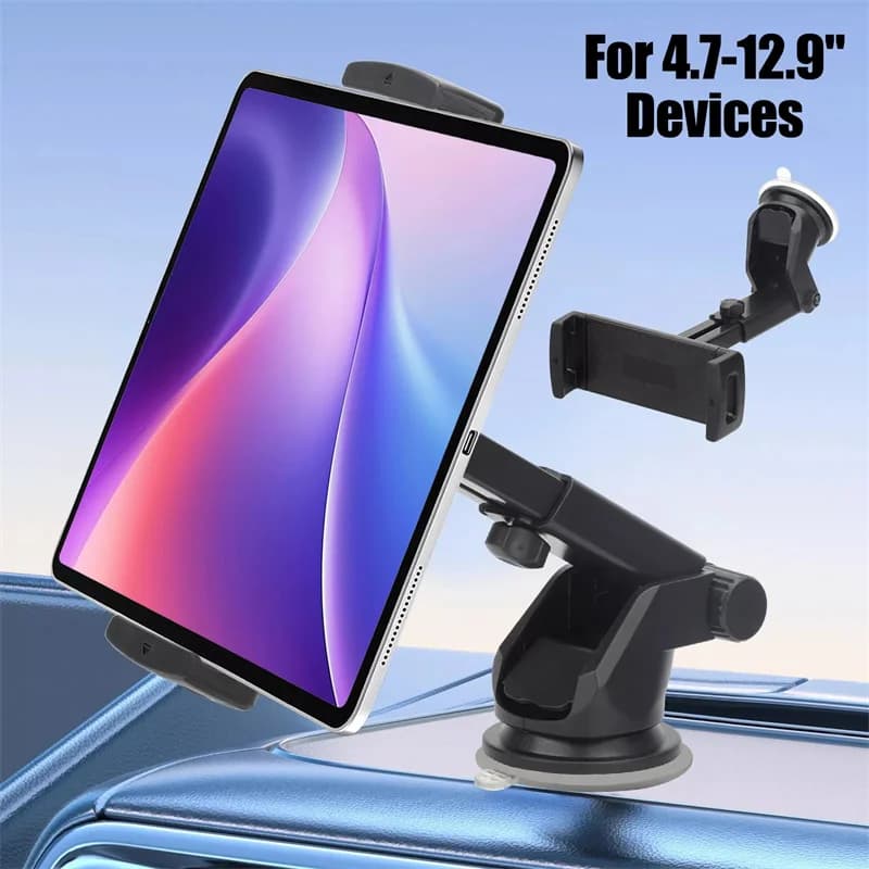 Supporto per telefono da auto per tablet a ventosa per Samsung Galaxy Z Fold 4 3 2 supporto mobile regolabile per staffa GPS per ventosa Ipad