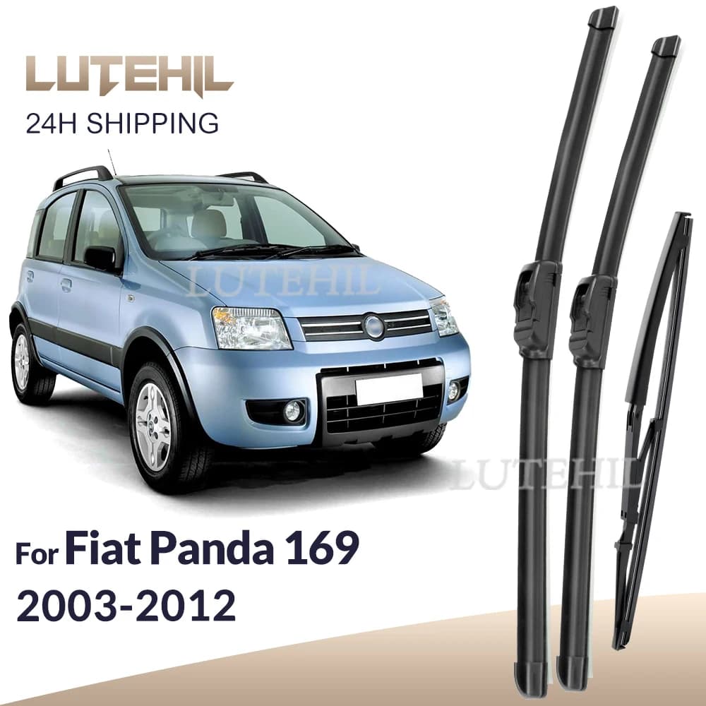 Per Fiat Panda 169 2003-2012 2004 2005 2006 2007 Tergicristallo Anteriore e Posteriore Spazzole Parabrezza Parabrezza Finestra Spazzole 22 "+ 16" + 13 "