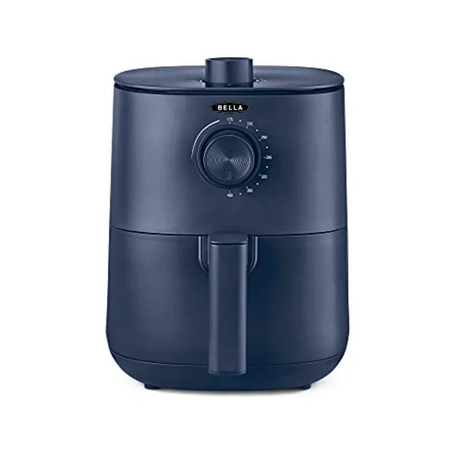 Air Fryer Manual 2.9 QT, No Preheating Necessary, Oil-free cooking, Healthy meals and Cooked Uniformly Each Volta, Removable Bowl Dishwasher Washing Machine