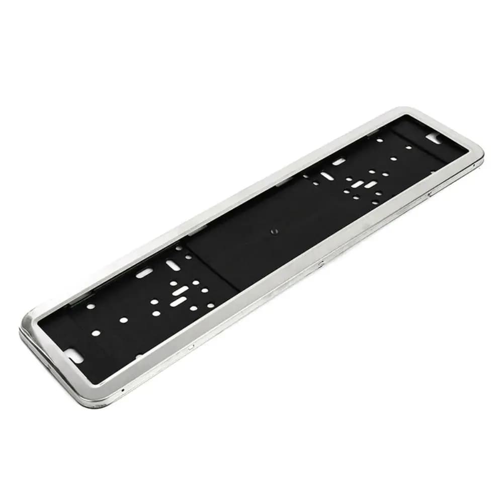 Stylish frame cover of Russian plate for light car in stainless steel Simple and waterproof installation