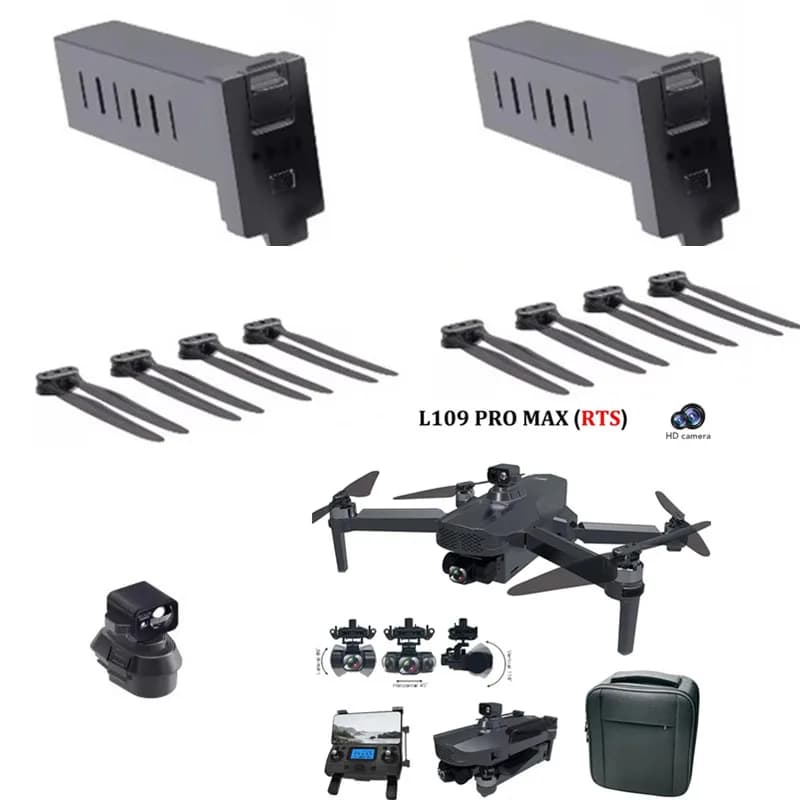Batteria 7.6V 3400mAh per Drone RC L109 PRO MAX, Accessori Originali per Drone GPS L109 PRO MAX, Batteria e Pale per Drone L109 PRO MAX