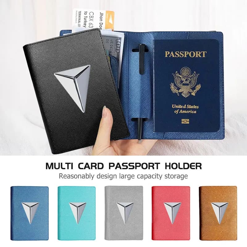 Passport Holder Case Multi Functional ID Card Bank Card Travel For Deepal S7 SL03 2021 2022 2023