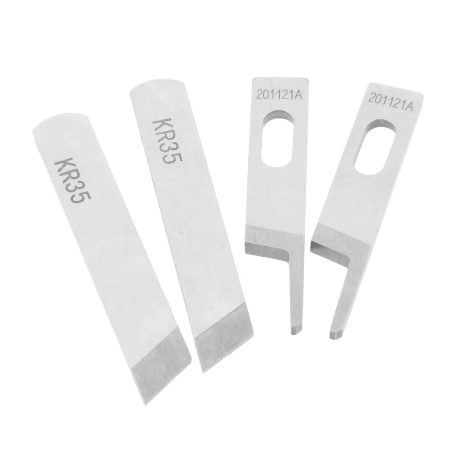 2 pz/set Macchina Da Cucire Overlock KR23 KR35 Superiore Imbottiture Lama di Coltello In Acciaio adatto per Macchine Da Cucire Siruba Pegasus
