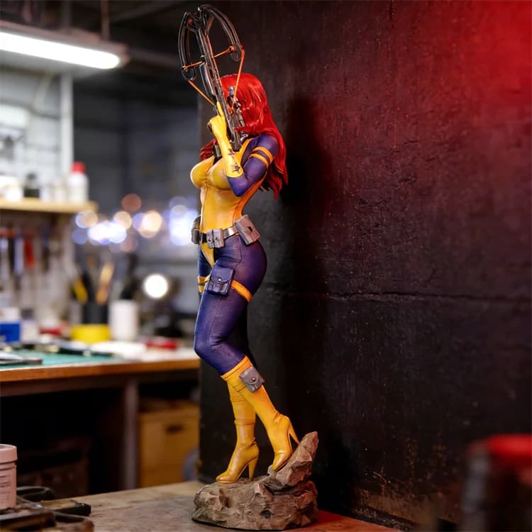 LinDeekin D313 Kit garage 3D personalizzati Figura non verniciata Modelli GK Puzzle in resina bianca smontato di modelli di personaggi