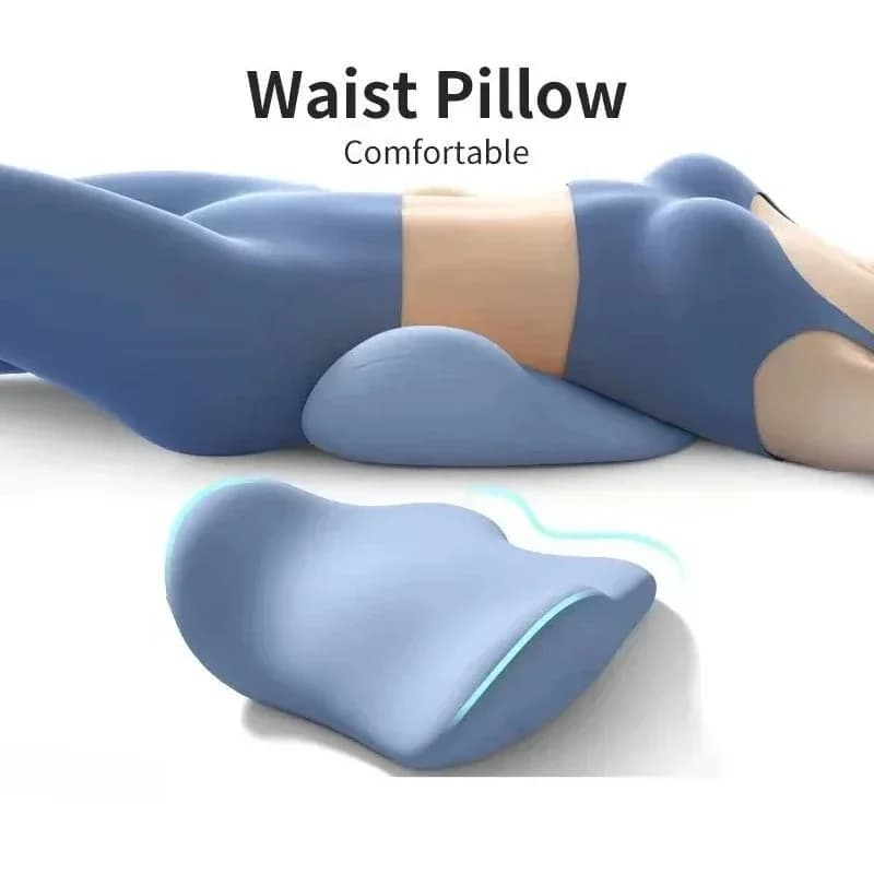 Cuscino lombare per il sonno Cuscino di supporto lombare speciale ergonomico Morbido e confortevole Memory Cotton Bed Supporto per la schiena per sporione lombare