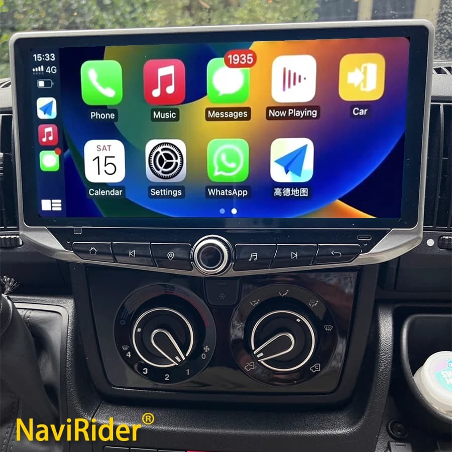 10.88' Car Radio For Peugeot Boxer/Fiat Ducato/Citroen Jumper 2006-2022 Android 13 Multimedia Video Player GPS Carplay Autoradio